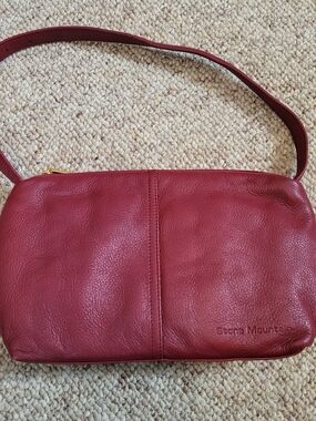 Stone Mountain Burgundy Leather Crossbody Bag